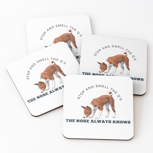 Item preview, Basenji Scentwork The Nose Always Knows designed and sold by Mop Dog Designs.