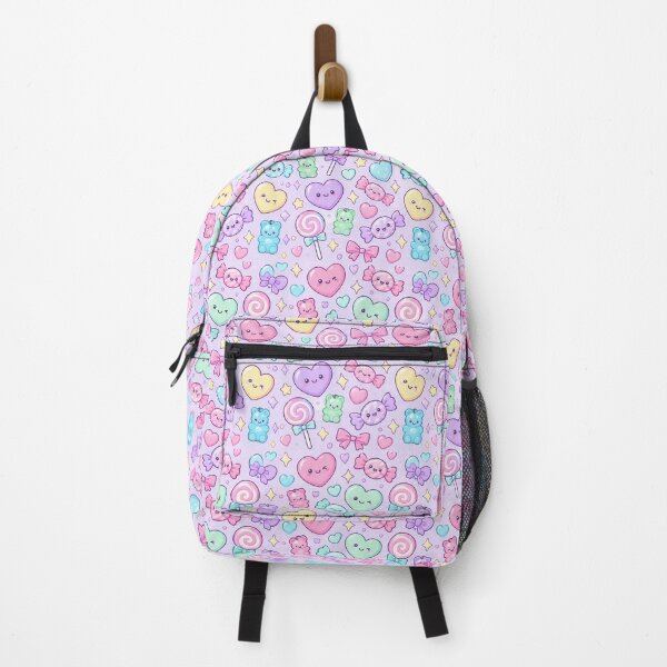 Item preview, Kawaii Candy Heart Mix Pastel Pattern designed and sold by Soft Berry Studio.