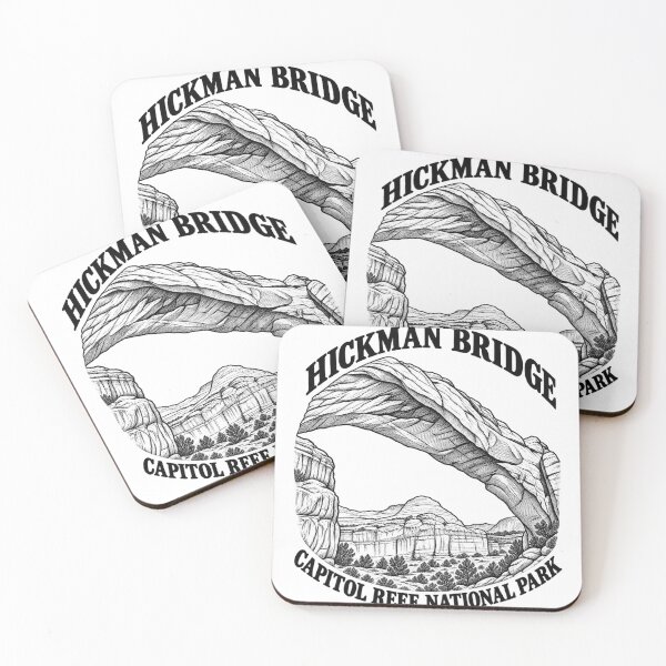 Item preview, Hickman Bridge • Capitol Reef National Park Utah Line Art designed and sold by Tee Visions.