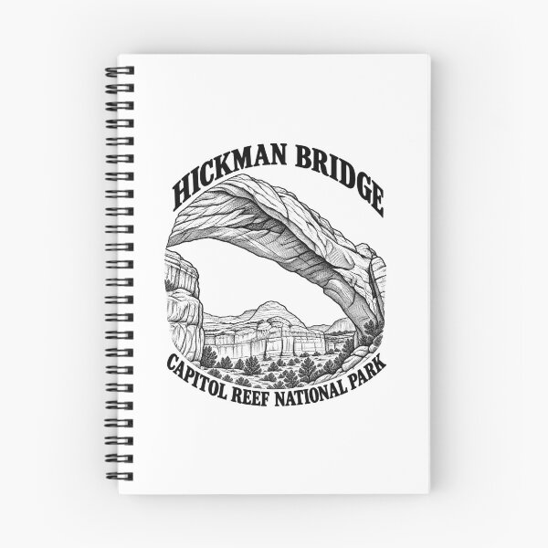 Item preview, Hickman Bridge • Capitol Reef National Park Utah Line Art designed and sold by Tee Visions.