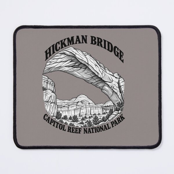 Item preview, Hickman Bridge • Capitol Reef National Park Utah Line Art designed and sold by Tee Visions.