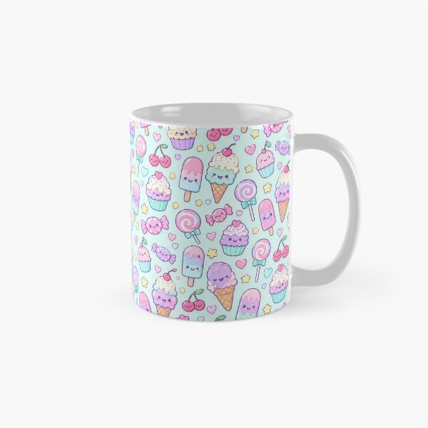 Item preview, Kawaii Sweet Treat Party Pastel Pattern designed and sold by Soft Berry Studio.