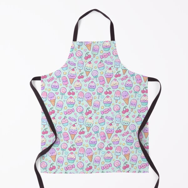 Item preview, Kawaii Sweet Treat Party Pastel Pattern designed and sold by Soft Berry Studio.