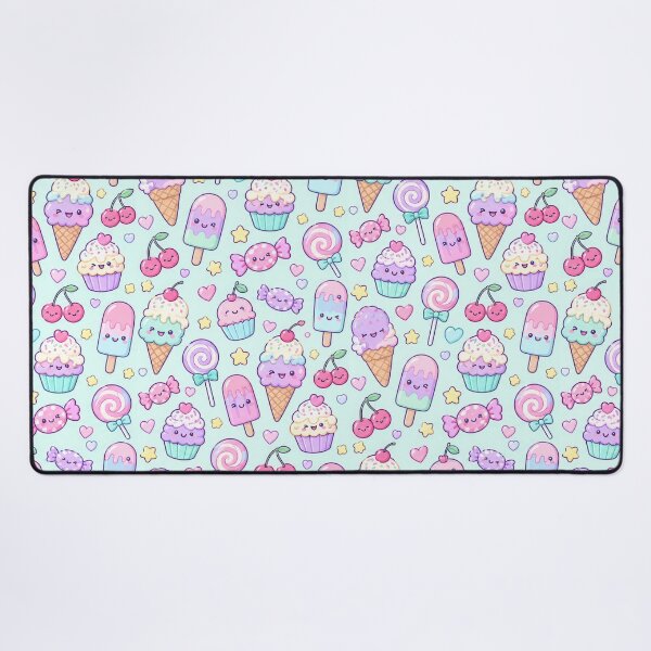 Item preview, Kawaii Sweet Treat Party Pastel Pattern designed and sold by Soft Berry Studio.