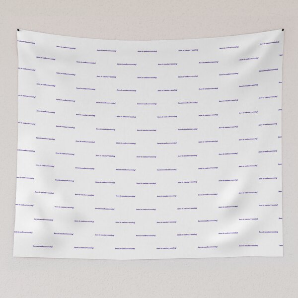 Item preview, Love Is Embarrassing - Playful Romantic Quote Design designed and sold by mandacek.