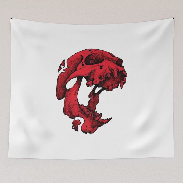 Item preview, Crimson Dino Skull Rampage designed and sold by kiamiontie.