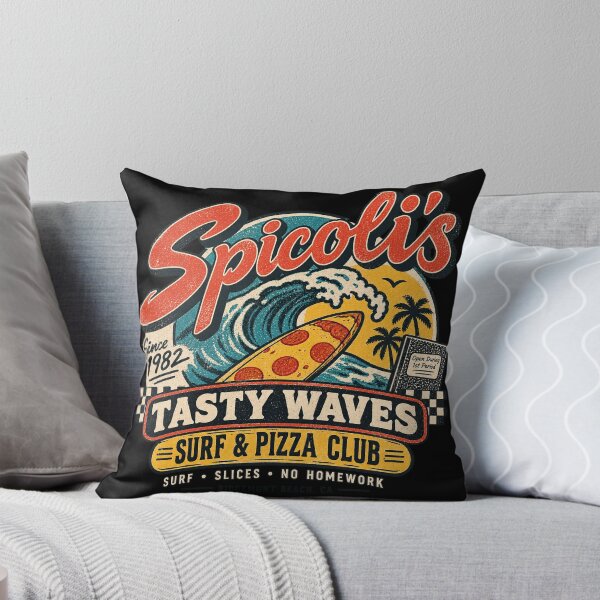 Item preview, Spicoli’s Tasty Waves Surf & Pizza Club designed and sold by OriginalGamer55.