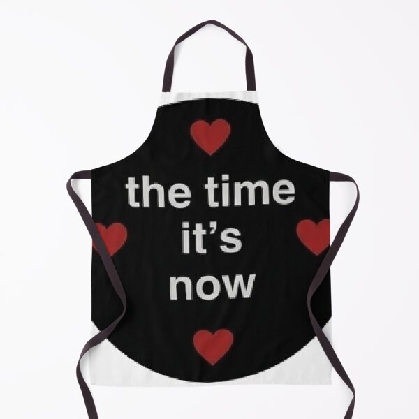 Item preview, The Time It's Now Red Hearts Typography Design designed and sold by MaRCAStro.