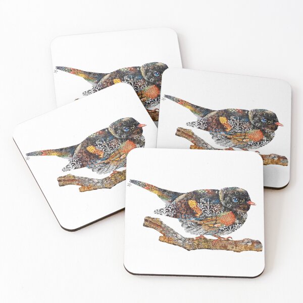 Item preview, Woodland Wildflowers Bird designed and sold by Jennifer  Lambein.