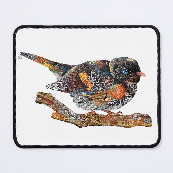 Item preview, Woodland Wildflowers Bird designed and sold by Jennifer Lambein.
