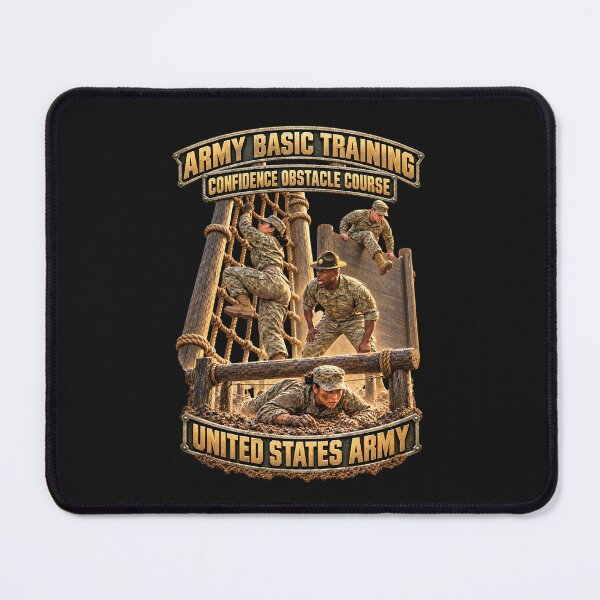 Item preview, Army - Army Basic Training - Confidence Obstacle Course - Version 2 - 3D - Enhanced designed and sold by Military Insignia Products.