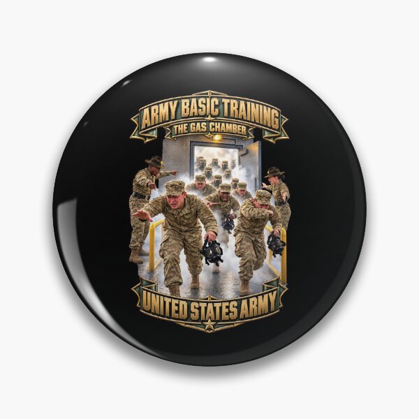 Item preview, Army - Army Basic Training - The Gas Chamber - 3D - Enhanced designed and sold by Military Insignia Products.