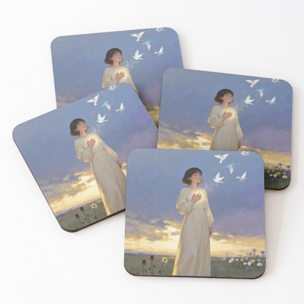 Item preview, Birds From the Heart Art, Woman Finding Freedom, Emotional Healing Art designed and sold by stylishdzign.