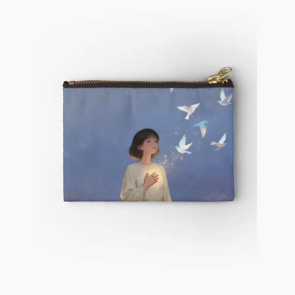 Item preview, Birds From the Heart Art, Woman Finding Freedom, Emotional Healing Art designed and sold by stylishdzign.
