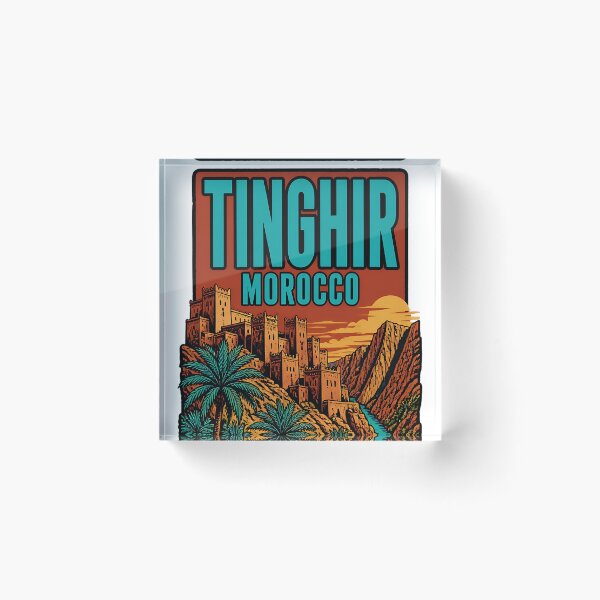 Item preview, Tinghir Morocco Vintage Travel Tourism designed and sold by TravelersGems.