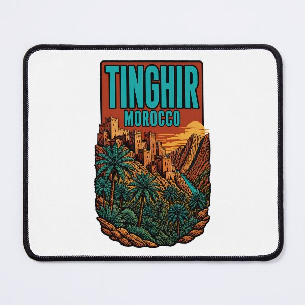 Item preview, Tinghir Morocco Vintage Travel Tourism designed and sold by TravelersGems.