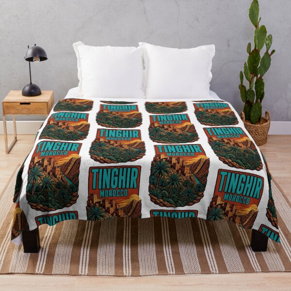 Item preview, Tinghir Morocco Vintage Travel Tourism designed and sold by TravelersGems.