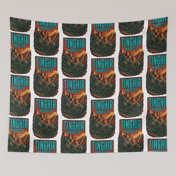 Item preview, Tinghir Morocco Vintage Travel Tourism designed and sold by TravelersGems.