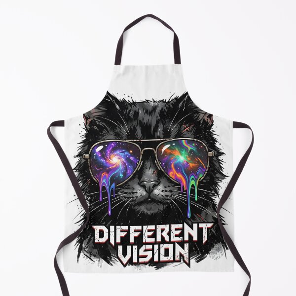 Item preview, Different Vision Cool Rocker Cat Neon Sunglasses designed and sold by VisualVerseLab.