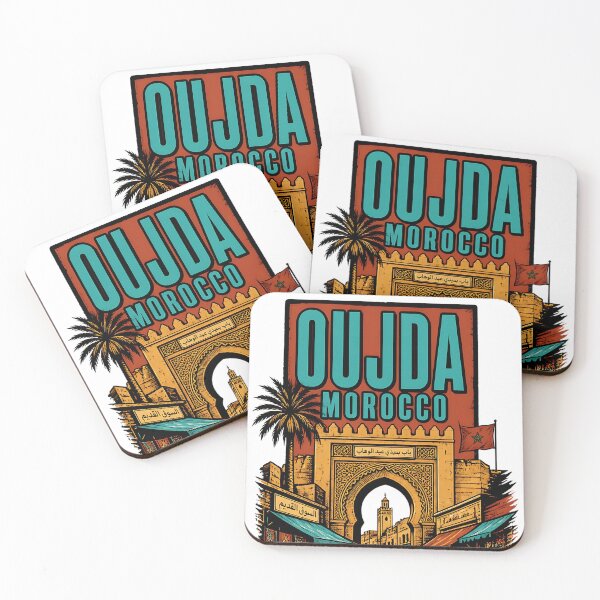 Item preview, Oujda Morocco Vintage Travel Tourism designed and sold by TravelersGems.