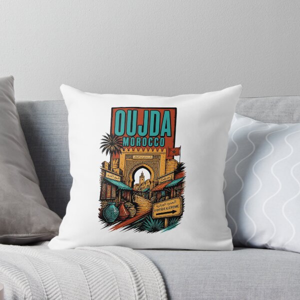 Item preview, Oujda Morocco Vintage Travel Tourism designed and sold by TravelersGems.