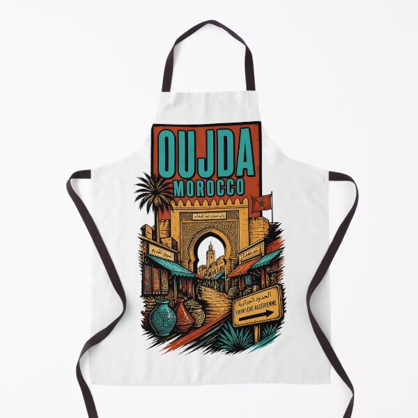 Item preview, Oujda Morocco Vintage Travel Tourism designed and sold by TravelersGems.