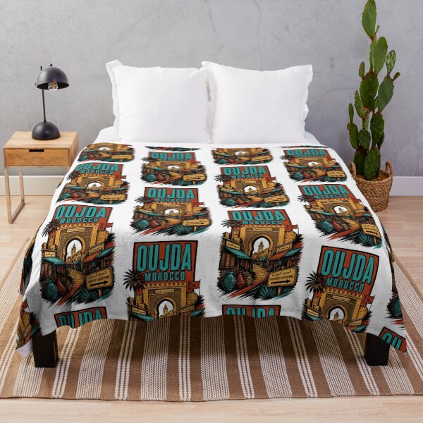 Item preview, Oujda Morocco Vintage Travel Tourism designed and sold by TravelersGems.