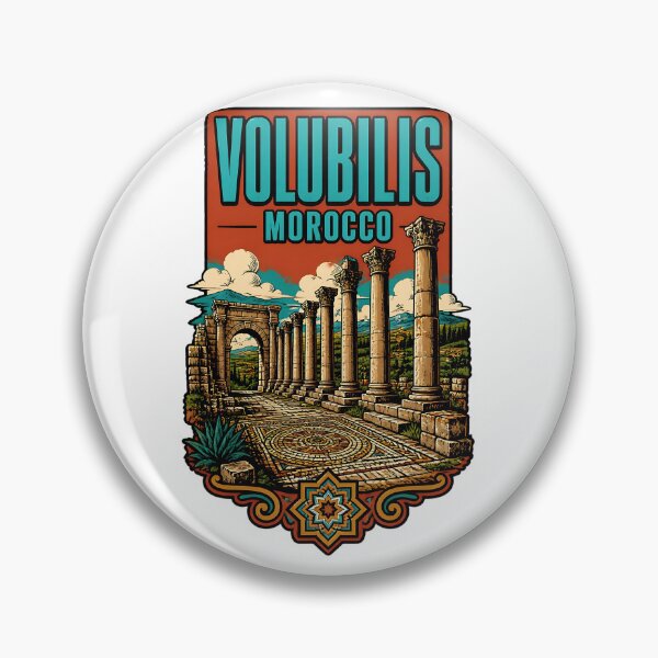Item preview, Volubilis Morocco Vintage Travel Tourism designed and sold by TravelersGems.