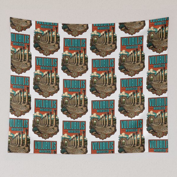 Item preview, Volubilis Morocco Vintage Travel Tourism designed and sold by TravelersGems.