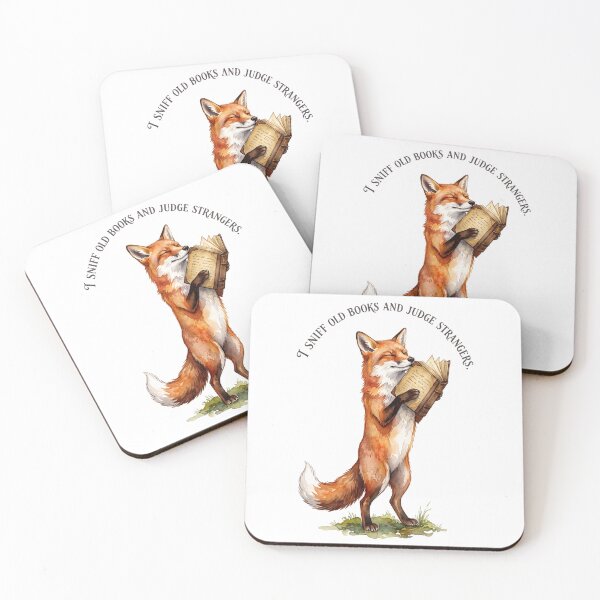 Item preview, Book Lover Fox Reading designed and sold by Tiffany Roy.