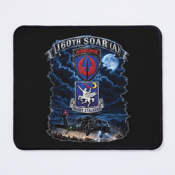 Item preview, USASOAC - SSI, 160th Special Operations Regimen Airborne  DUI with Scene Blackhawk - 3D - Enhanced designed and sold by Military Insignia Products.