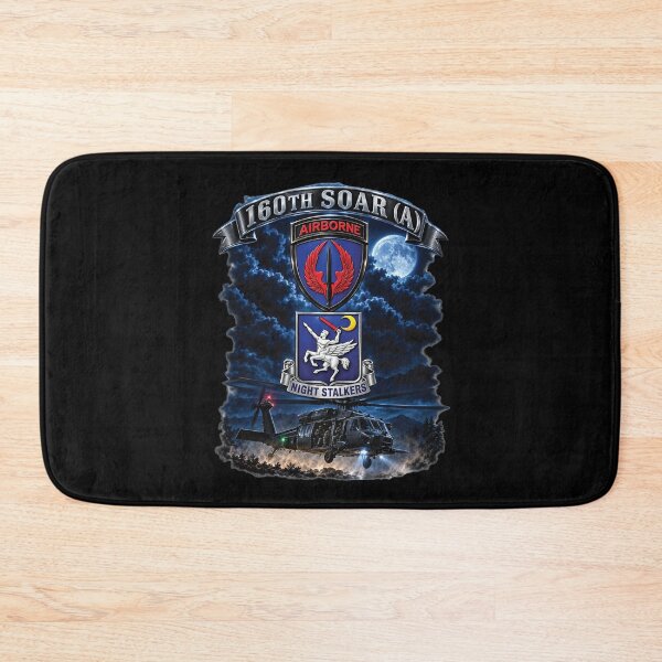 Item preview, USASOAC - SSI, 160th Special Operations Regimen Airborne  DUI with Scene Blackhawk - 3D - Enhanced designed and sold by Military Insignia Products.