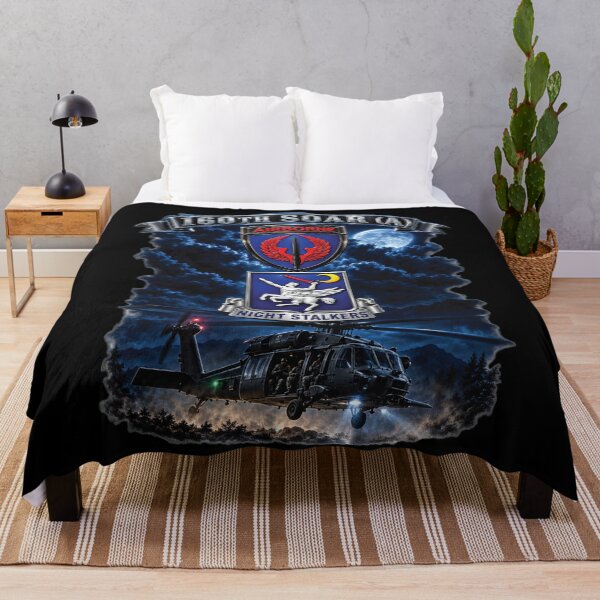 Item preview, USASOAC - SSI, 160th Special Operations Regimen Airborne DUI with Scene Blackhawk - 3D - Enhanced designed and sold by Military Insignia Products.