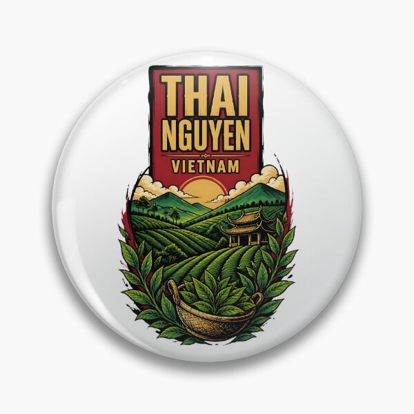 Item preview, Thai Nguyen Vietnam Vintage Travel Tourism designed and sold by TravelersGems.
