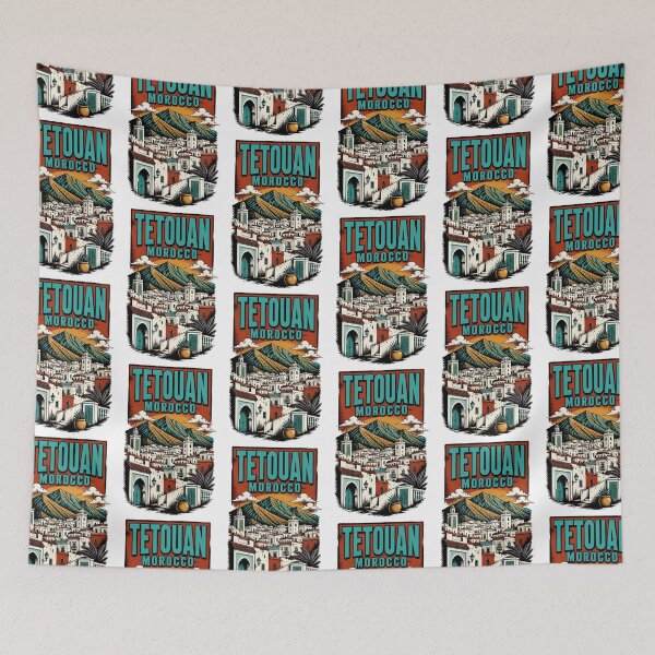 Item preview, Tetouan Morocco Vintage Travel Tourism designed and sold by TravelersGems.