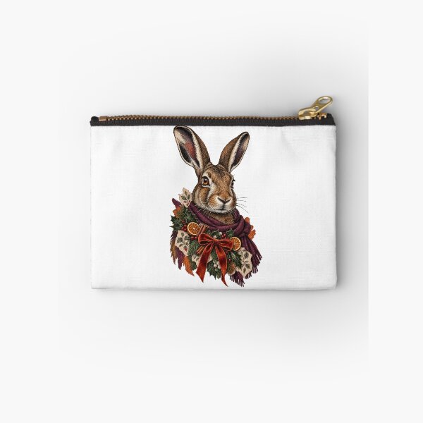 Item preview, Christmas hare wears a wreath of oranges and cinnamon designed and sold by TaruHonu.