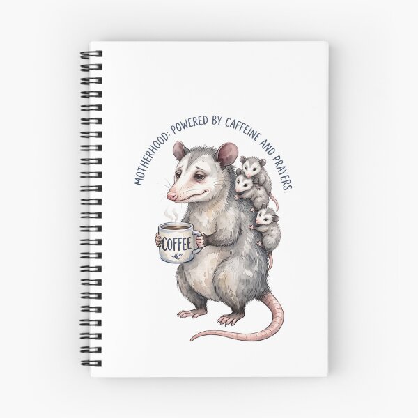 Item preview, Tired Possum Mom Babies designed and sold by Tiffany Roy.