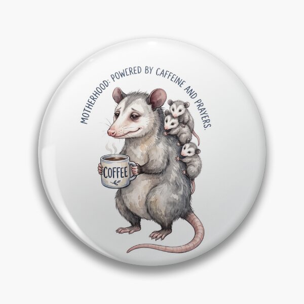 Item preview, Tired Possum Mom Babies designed and sold by Tiffany Roy.