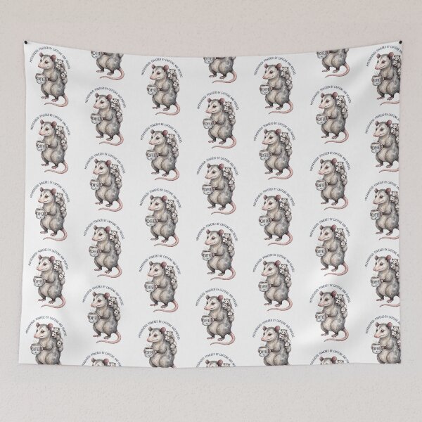 Item preview, Tired Possum Mom Babies designed and sold by Tiffany Roy.