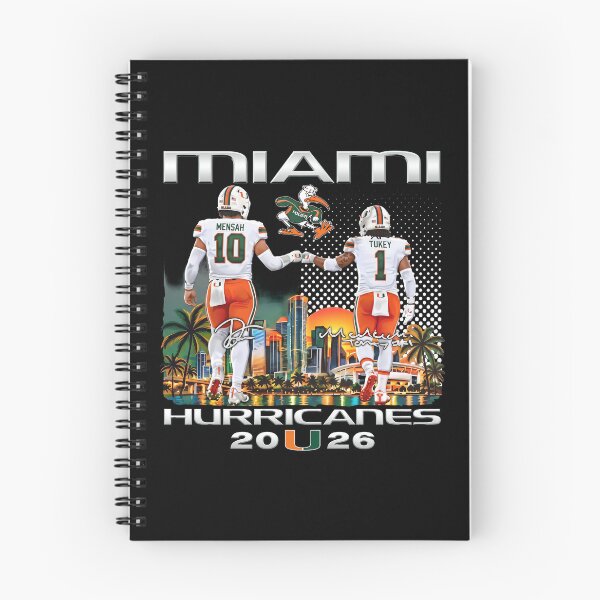 Item preview, Miami Hurricanes Football Players Fist Bump Skyline City designed and sold by lightylegal.