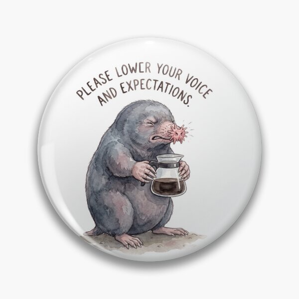 Item preview, Grumpy Mole Morning Coffee designed and sold by Tiffany Roy.
