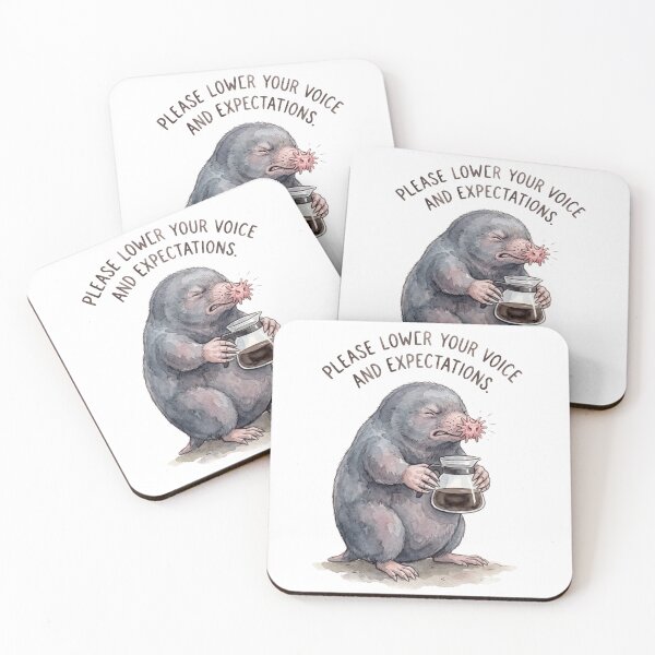 Item preview, Grumpy Mole Morning Coffee designed and sold by Tiffany Roy.