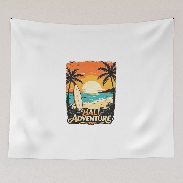 Item preview, Bali Adventure – Tropical Sunset & Surf Art designed and sold by VladisWorld.