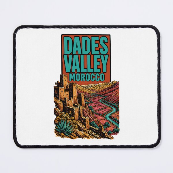 Item preview, Dades Valley Morocco Vintage Travel Tourism designed and sold by TravelersGems.