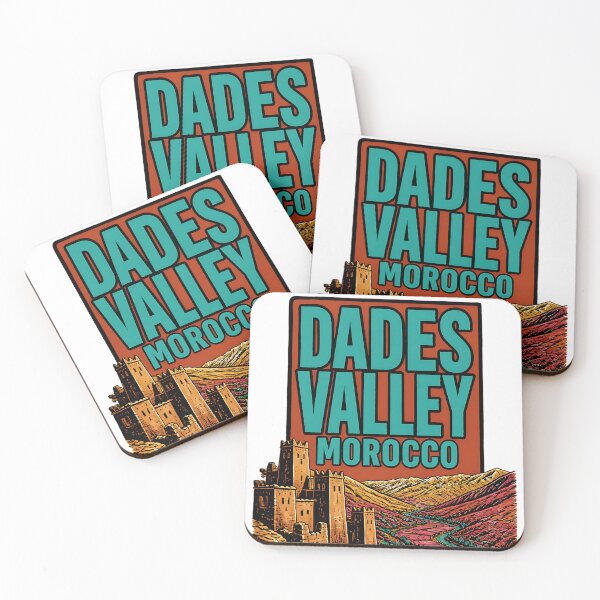 Item preview, Dades Valley Morocco Vintage Travel Tourism designed and sold by TravelersGems.