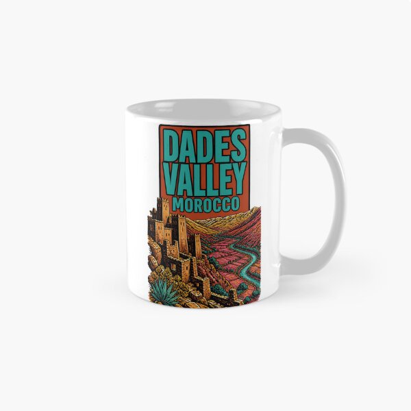 Item preview, Dades Valley Morocco Vintage Travel Tourism designed and sold by TravelersGems.