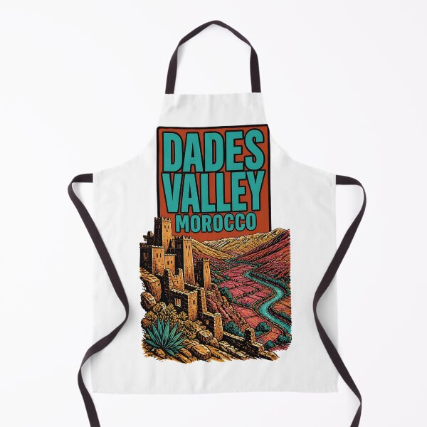 Item preview, Dades Valley Morocco Vintage Travel Tourism designed and sold by TravelersGems.