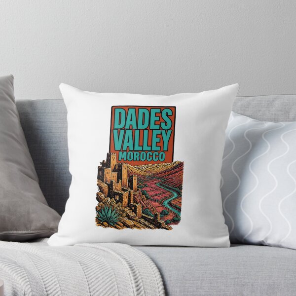 Item preview, Dades Valley Morocco Vintage Travel Tourism designed and sold by TravelersGems.