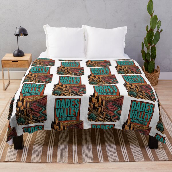 Item preview, Dades Valley Morocco Vintage Travel Tourism designed and sold by TravelersGems.