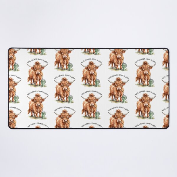 Item preview, Tired Highland Cow Mom designed and sold by Tiffany Roy.